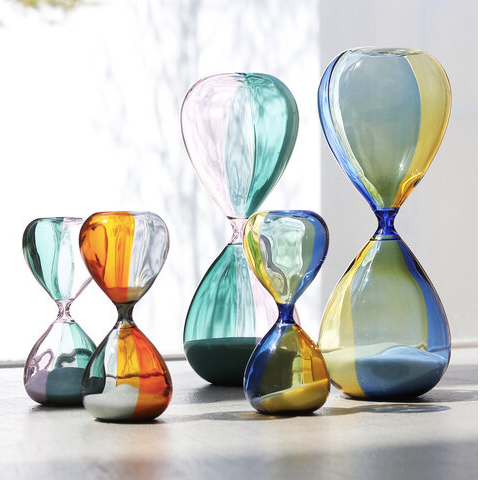 Bicolor Hourglass (pink/green)