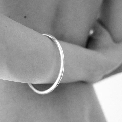 Silver bangle