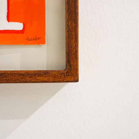 Jelutong wooden picture frame