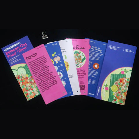 Wonderwhy Southeast Asian Zine Recipe: Belacan Oat Fried "Rice"