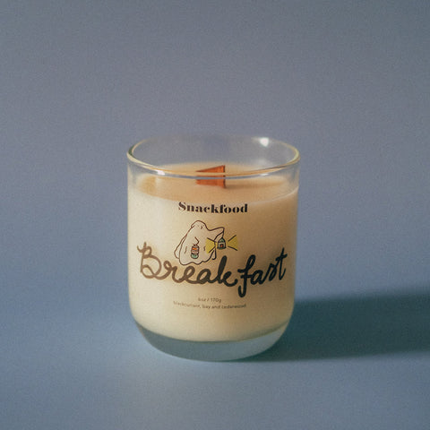 BREAKFAST scented candle