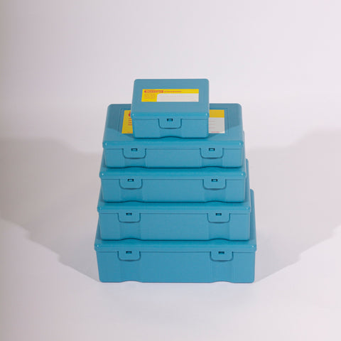 penco storage boxes - blue