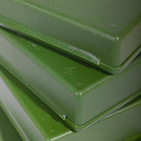 penco storage boxes - green
