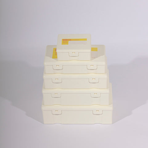 penco storage boxes - white