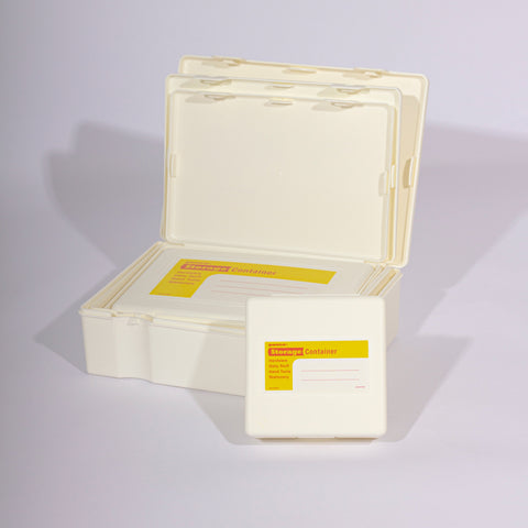 penco storage boxes - white