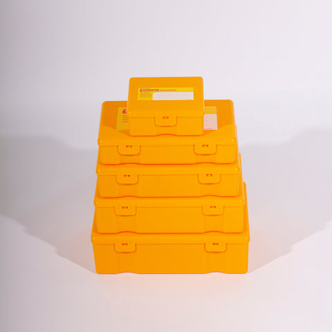 penco storage boxes - yellow