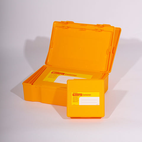 penco storage boxes - yellow
