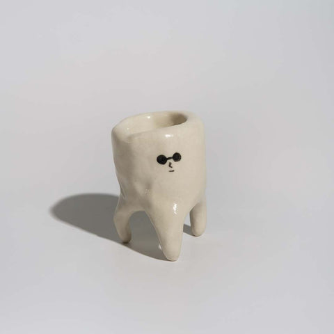 Milk tooth ceramic vessel
